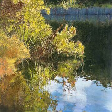 2021_Banksias and Reeds, Blue Lake_91.5x91.5_web