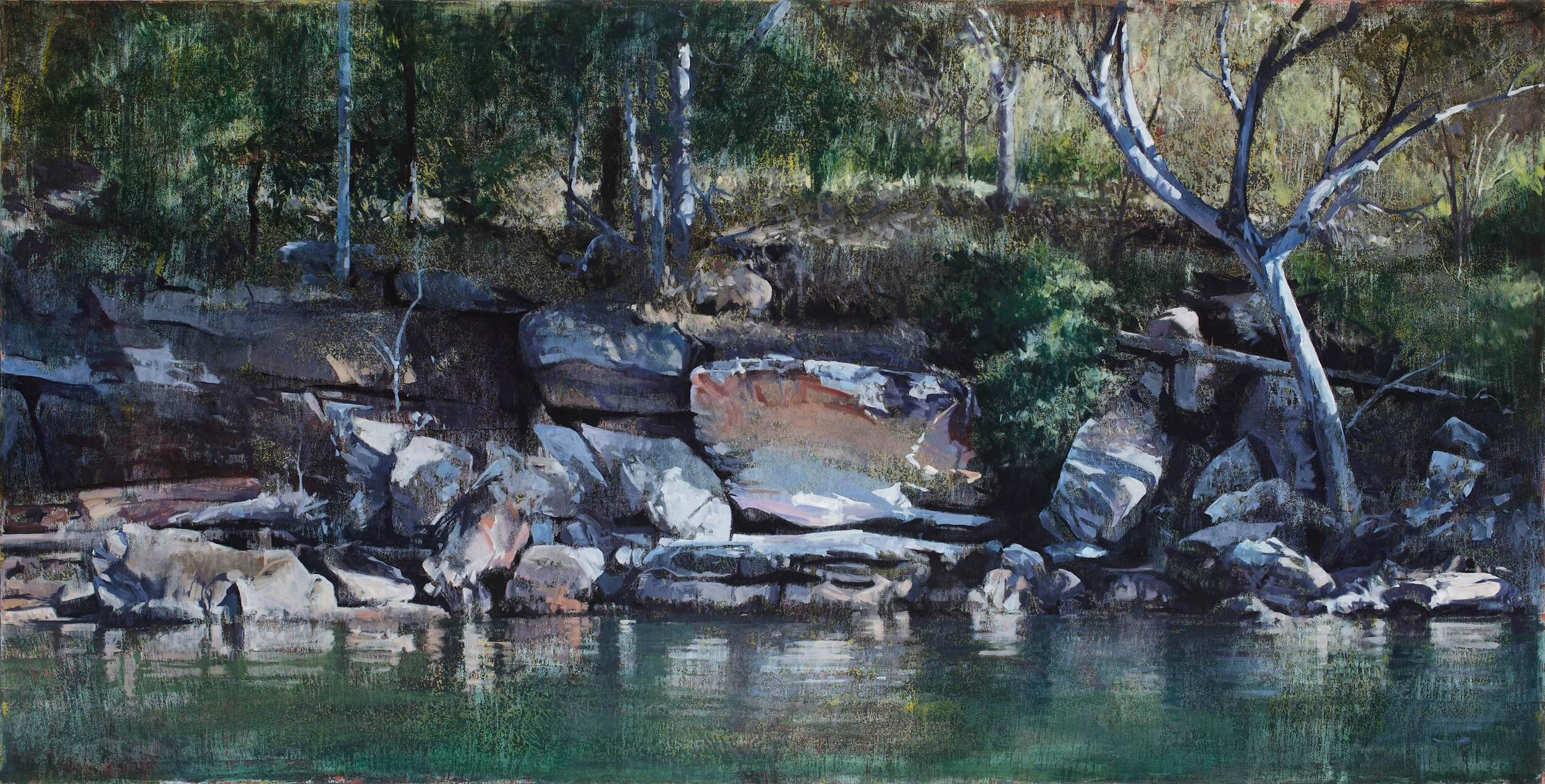 2015_Rocky Point, Broken Bay (Hawkesbury 15)_91.5x183_web